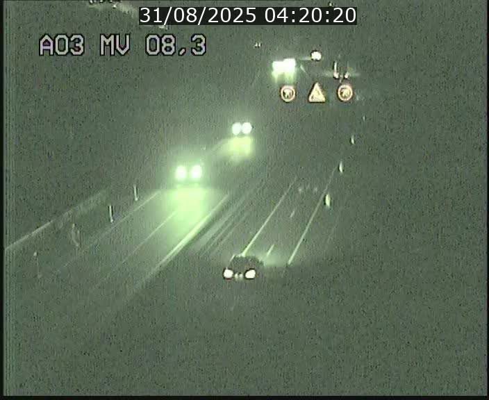 Webcam Autoroute après la Croix de Bettembourg en direction de Luxembourg sur l'A3