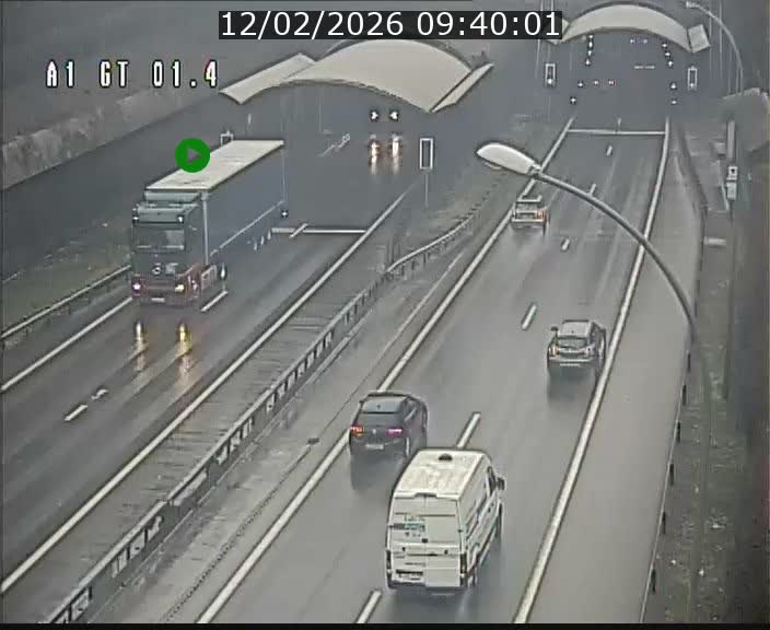 Traffic live webcam Luxembourg Hesperange - A1 direction Kirchberg - BK 1.4