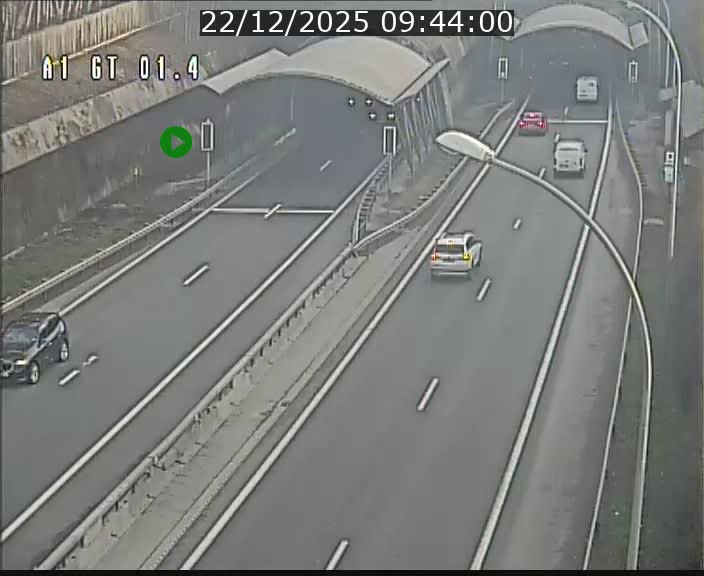 Traffic live webcam Luxembourg Hesperange - A1 direction Kirchberg - BK 1.4