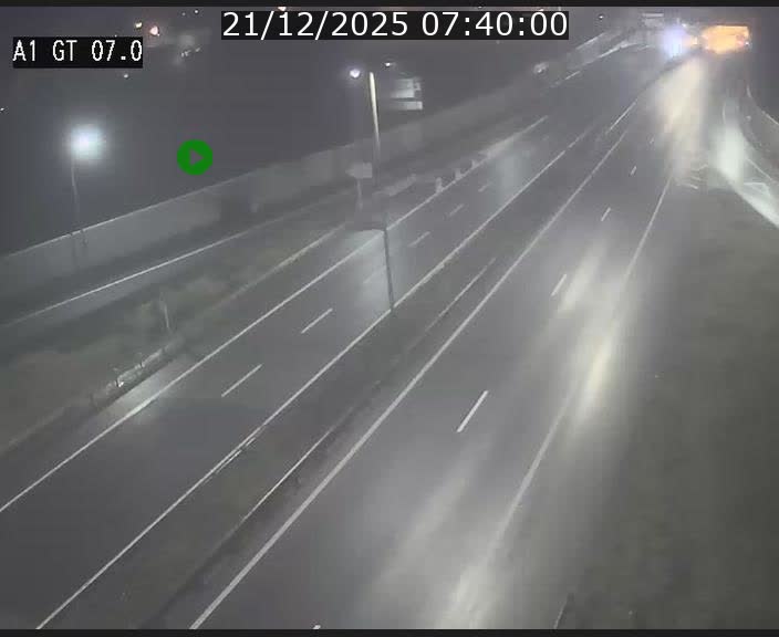 Traffic live webcam Luxembourg Cents - A1 direction Kirchberg - BK 7