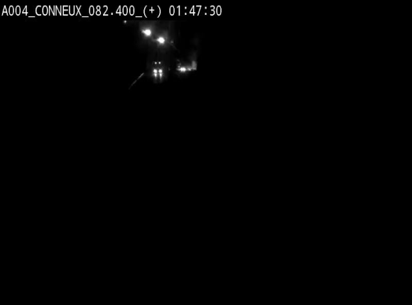 Webcam à hauteur de Conneux sur l'E411 en direction du sud de la Belgique