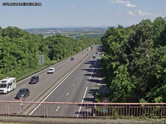Caméra autoroute France - A33, Houdemont direction Lunéville