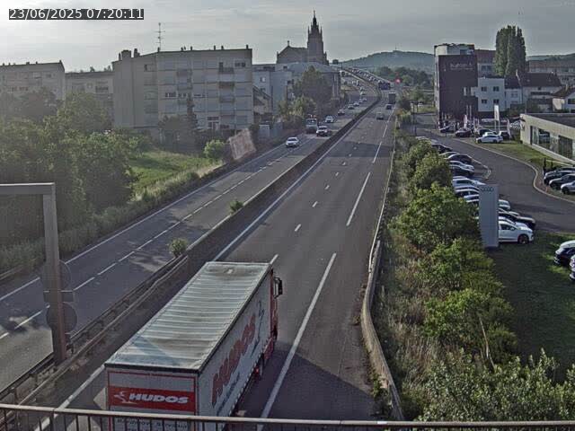 Caméra autoroute France - A31, Thionville direction Metz