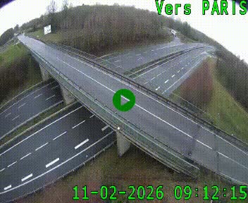 Clone of Caméra routière sur l'autoroute A20 au nord de Limoges, à la jonction avec la N520. Vue orientée vers Paris