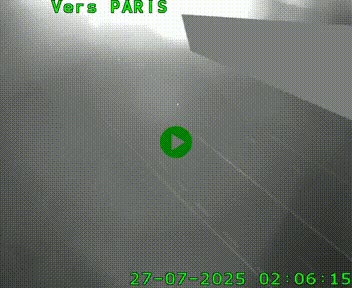 Caméra routière sur l'autoroute A20 à Saint-Pardoux-l'Ortigier, à la jonction avec l'A89. Vue orientée vers Paris