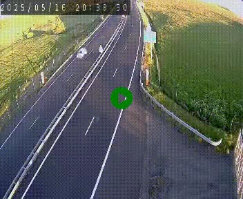 Caméra autoroute A75 à hauteur du col de la Fageole en direction de Clermont-Ferrand