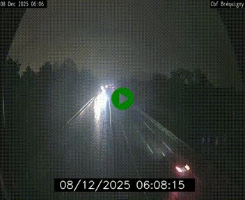 Webcam sur le périphérique de Rennes (N136) à hauteur du quartier Bréquigny, au sud de la ville