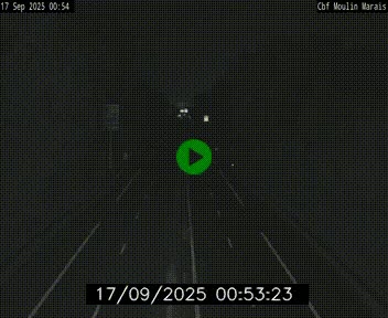 Webcam sur le périphérique de Nantes (N844) entre la Porte de Saint-Luce et la Porte d'Anjou, à l'est de la ville