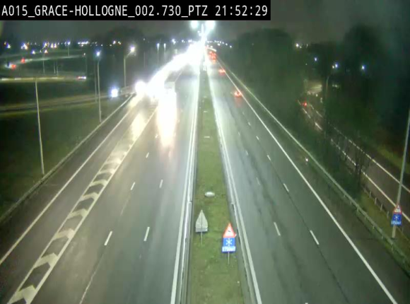 Caméra trafic Belgique - Grâce-Hollogne - E42, jonction avec A604, direction Loncin/Aéroport de Liège - BK 3.2