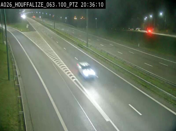 Caméra autoroute Belgique - Houffalize, E25 direction Liège