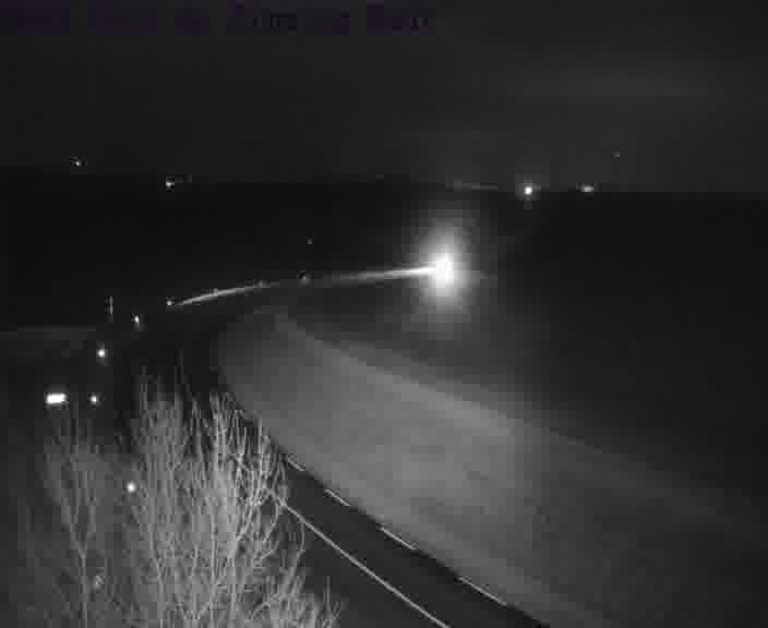 Webcam sur la D603 située en haut de la Côte de Zimming. Vue orientée vers Saint-Avold.