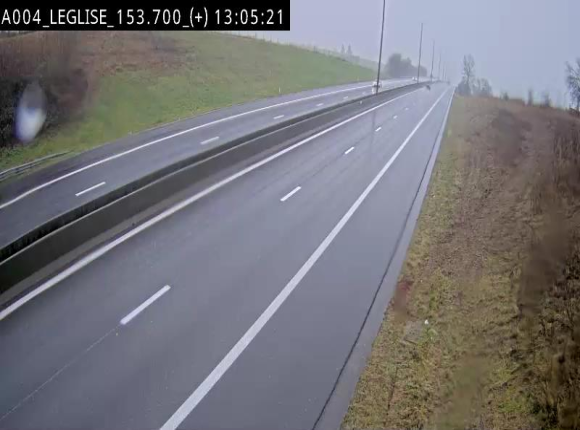 Webcam autoroute E411 à hauteur de Léglise, en direction de Luxembourg