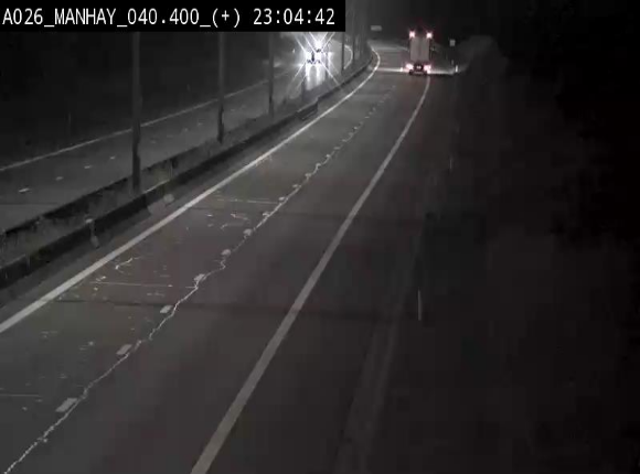 Webcam autoroute A26/E25 à hauteur de Manhay, avant la jonction avec la N651 en direction de Luxembourg - BK 40.4