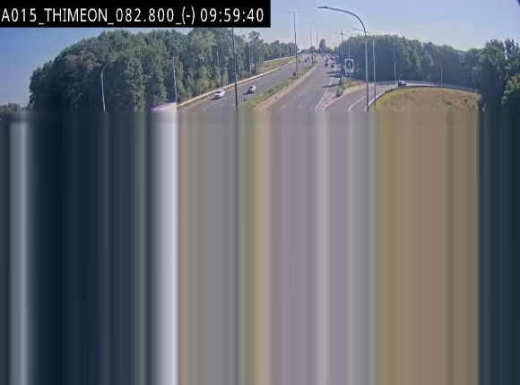 Caméra trafic Belgique - Thiméon - E42, jonction avec A54 (E420) direction La Louvière/Charleroi - BK 82.82