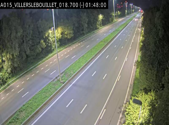 Webcam autoroute Belgique - Villers-le-Bouillet - E42 direction Liège - BK 18.7