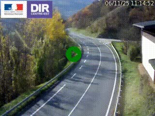 Caméra trafic sur la N90 à Bourg-Saint-Maurice, en provenance d'Aoste et en direction d'Albertville