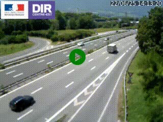 Caméra routière à hauteur de la sortie 15 Chambéry-centre au PK 4,103 en direction d'Albertville