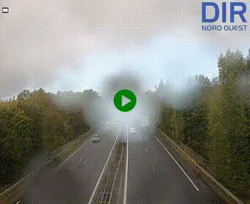 Webcam sur le périphérique de Caen (N814) à l'est de la ville, à Mondeville hauteur de la sortie 2, Presqu'île-Rives de l'Orne, au bout de l'autoroute A13