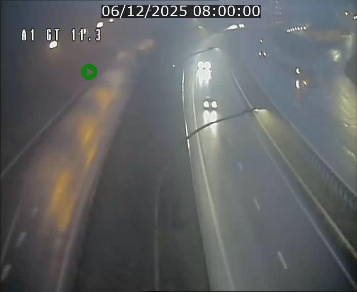 Traffic live webcam Luxembourg Senningerberg - A1 direction Allemagne - BK 11.3