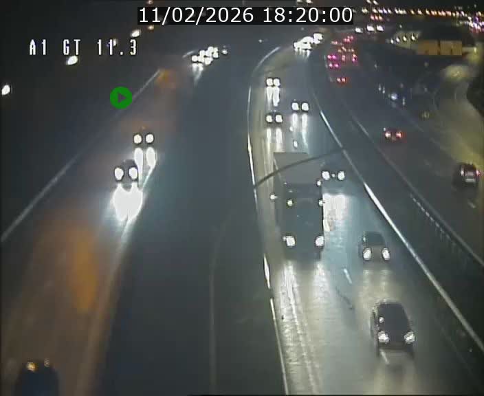 Traffic live webcam Luxembourg Senningerberg - A1 direction Allemagne - BK 11.3