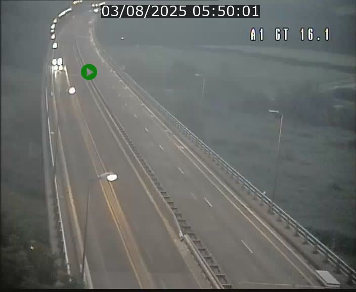 Traffic live webcam Luxembourg Niederanven - A1 direction Allemagne - BK 16.1