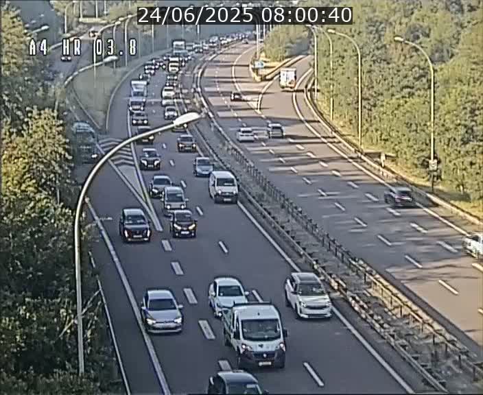 Webcam traffic A4 Luxembourg - BK 3.8 - Leudelange (direction Esch sur Alzette)