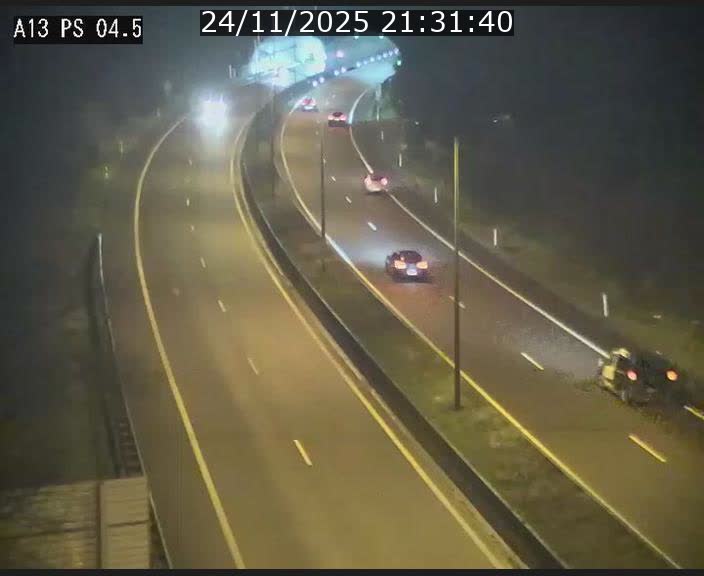 Traffic live webcam Luxembourg Differdange - A13 direction Esch-sur-Alzette - BK 4.5
