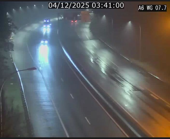 Traffic live webcam Luxembourg - Bridel - A6 - BK 7.7 - direction Belgique