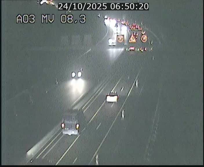 Webcam Autoroute après la Croix de Bettembourg en direction de Luxembourg sur l'A3