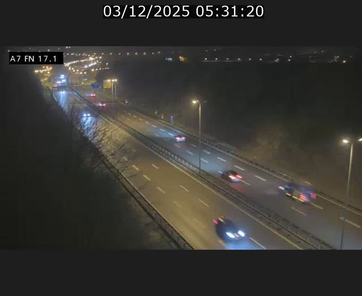 Caméra trafic Luxembourg - A7, Merscherbierg direction Mersch
