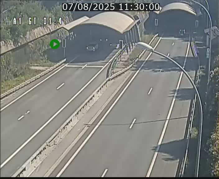 Traffic live webcam Luxembourg Hesperange - A1 direction Kirchberg - BK 1.4