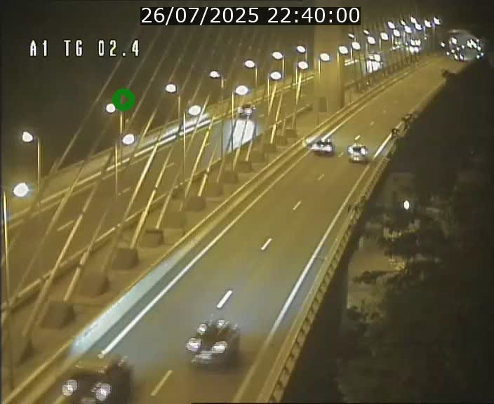Traffic live webcam Luxembourg Sandweiler - A1 direction Luxembourg-ville - BK 2.4