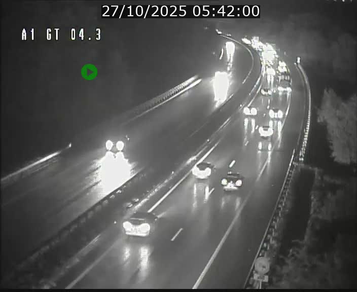 Traffic live webcam Luxembourg Itzig - A1 direction Sandweiler - BK 4.3