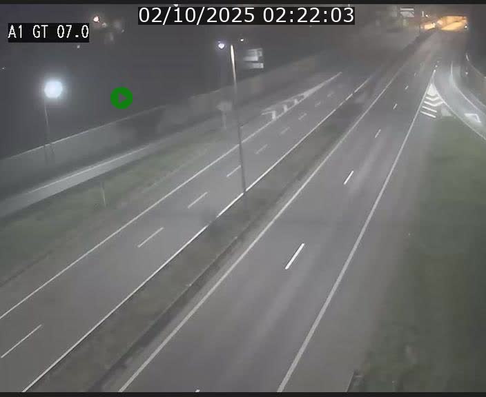 Traffic live webcam Luxembourg Cents - A1 direction Kirchberg - BK 7