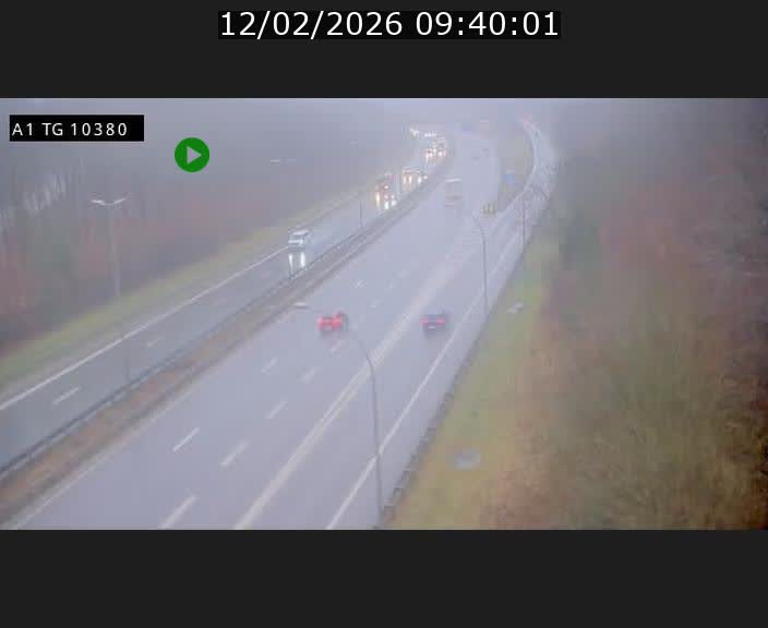 Traffic live webcam Luxembourg Senningerberg - A1 direction Luxembourg Kirchberg - BK 10.3
