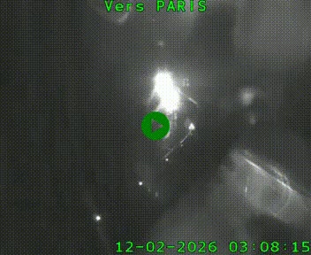 Caméra routière sur l'autoroute A20 à Bessines-sur-Gartempe. Vue orientée vers Paris