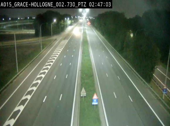 Caméra trafic Belgique - Grâce-Hollogne - E42, jonction avec A604, direction Loncin/Aéroport de Liège -  BK 3.2