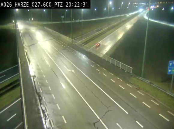 Caméra autoroute Belgique - Sougné-Remouchamps,E25 direction Luxembourg