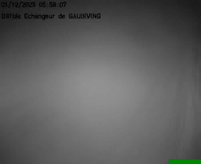 Dispositif d’observation sur D31bis (France) à Gaubiving, en direction de Sarreguemines, offrant une visualisation fiable des conditions de circulation.