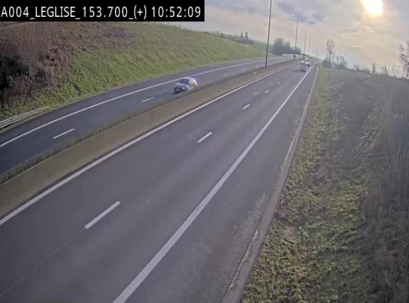 Webcam autoroute E411 à hauteur de Léglise, en direction de Luxembourg