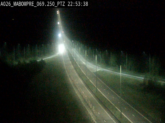 Webcam E25 (A26) à Mabompré. Vue orientée vers Liège