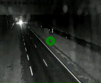 Webcam à hauteur de Vert-en-Drouais sur la N12, en périphérie de Dreux. Vue orientée vers Alençon
