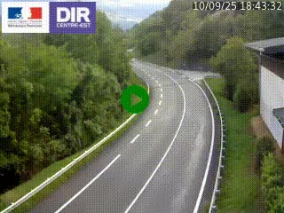Caméra trafic sur la N90 à Bourg-Saint-Maurice, en provenance d'Aoste et en direction d'Albertville