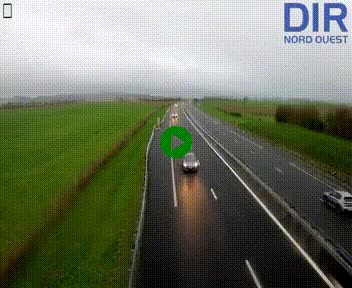 Webcam sur A84 à hauteur de l'échangeur de Poilley avec la N175, au sud d'Avranches