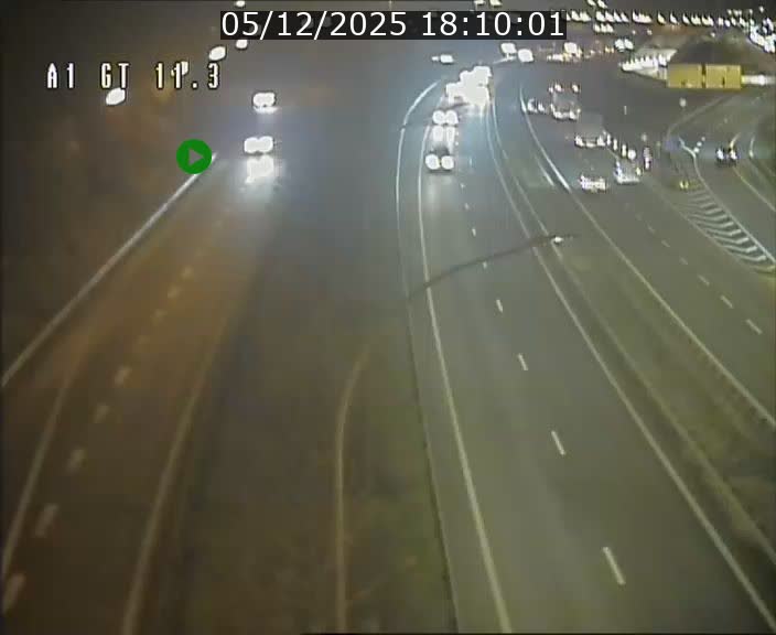 Traffic live webcam Luxembourg Senningerberg - A1 direction Allemagne - BK 11.3