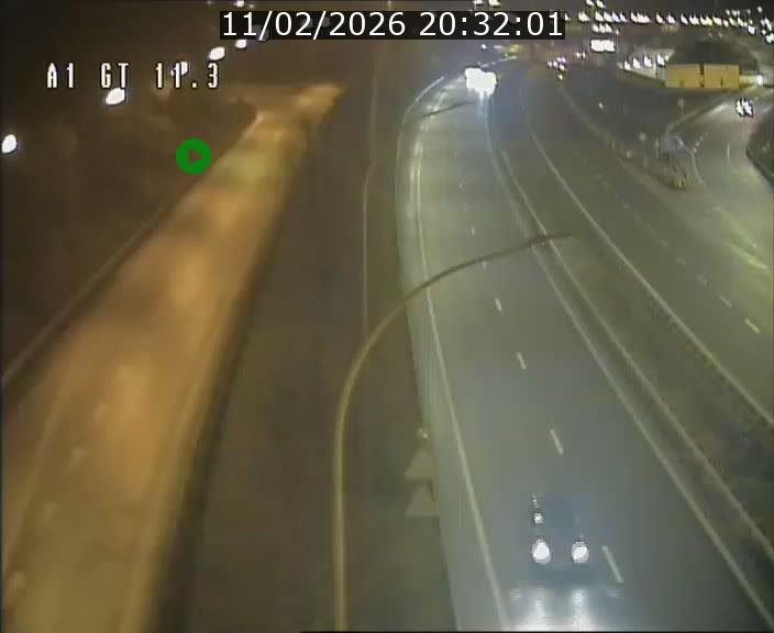 Traffic live webcam Luxembourg Senningerberg - A1 direction Allemagne - BK 11.3