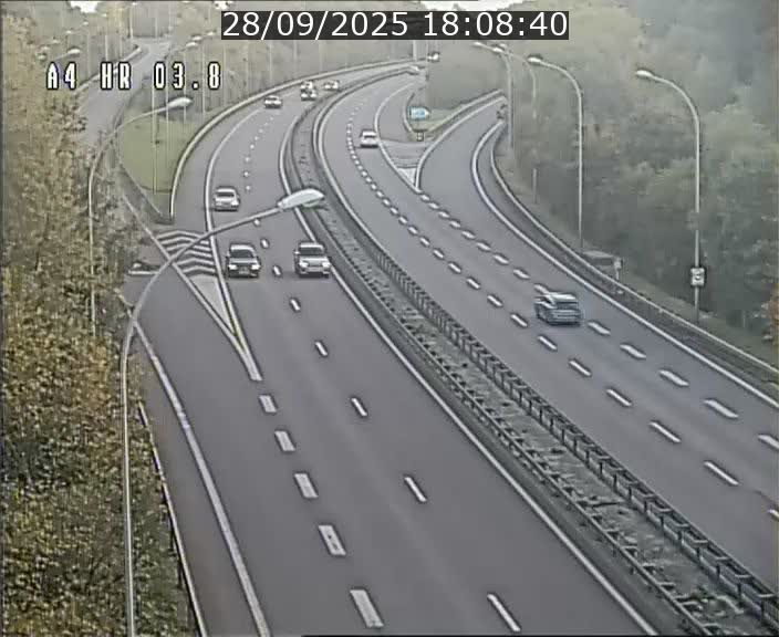 Webcam traffic A4 Luxembourg - BK 3.8 - Leudelange (direction Esch sur Alzette)