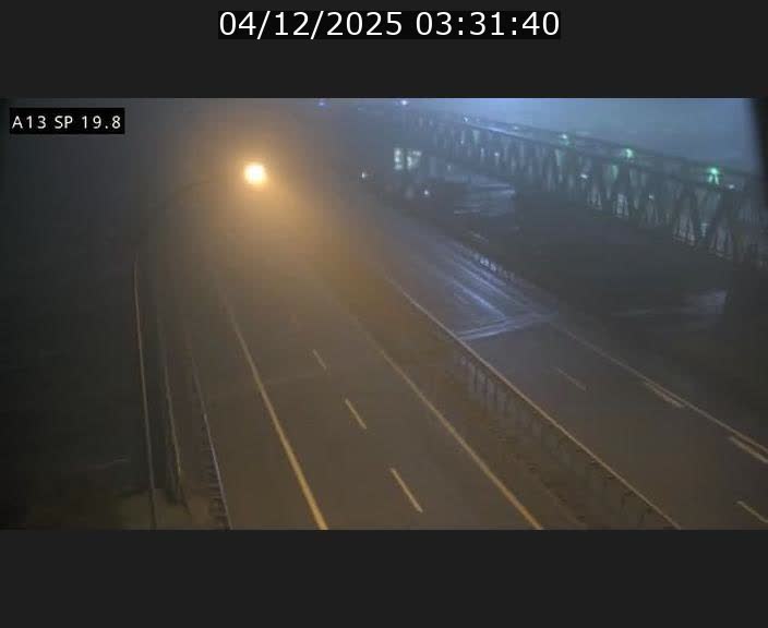 Traffic live webcam Luxembourg Croix de Bettembourg - A13 direction Esch-sur-Alzette - BK 19.8