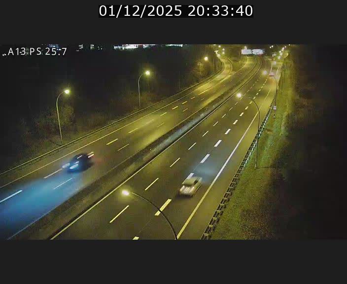 Traffic live webcam Luxembourg Frisange - A13 direction Allemagne - BK 26