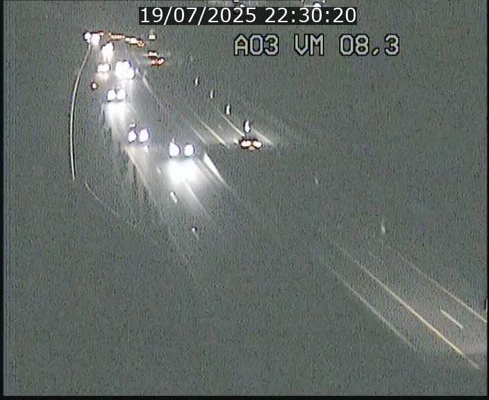 Traffic live webcam Luxembourg Bettembourg - A3 - BK 8.3 - direction France